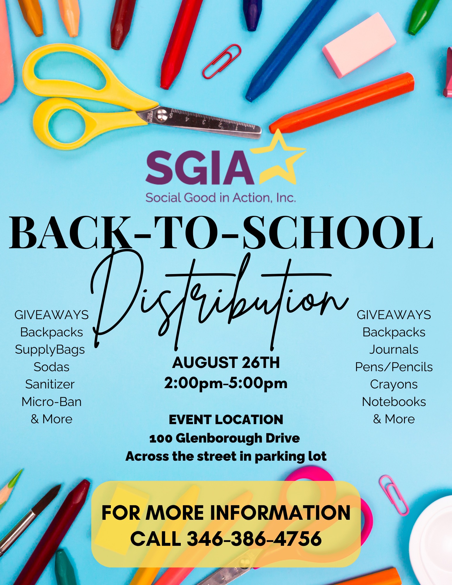 School Distribution Back-to-School Distribution August 2023 - SGIA USA